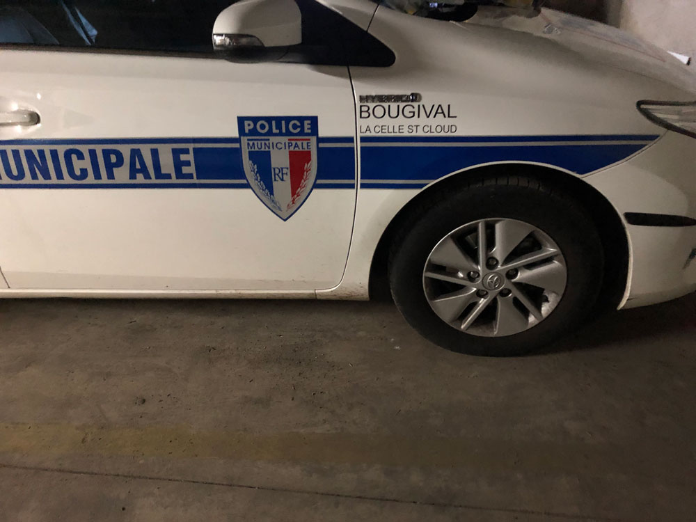 Adhésif véhicule de police municipale