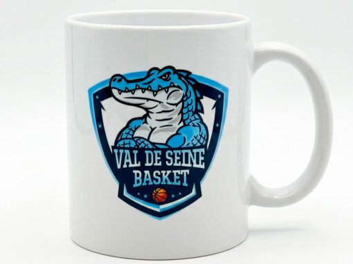 Goodies : Mugs pour notre client VAL DE SEINE BASKET
