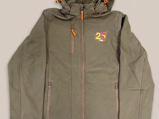 veste Transformer Softshell, personnalisation en cœur et dos